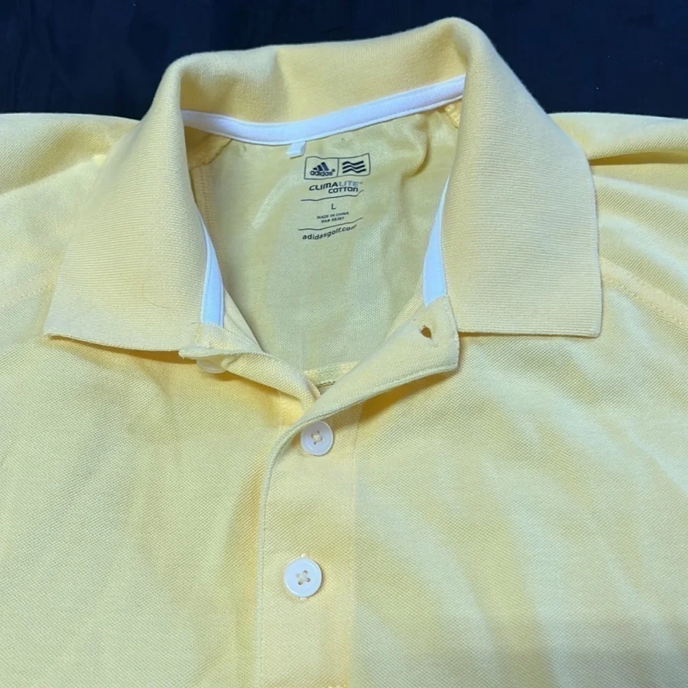 𝅺MEN'S Adidas golf climalite polo new